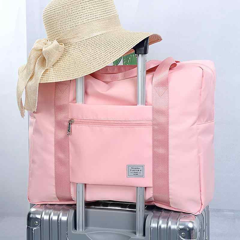 トラベルバッグ ユニセックス 大容量 高級感 防水 キャリーオンバッグ 手提げボストンバッグ 旅行鞄 ナイロン 耐摩耗 盗難防止 負担軽減 短期旅行 ビジネス 出張 ダークピンク カーキ ブラック グレー パープル