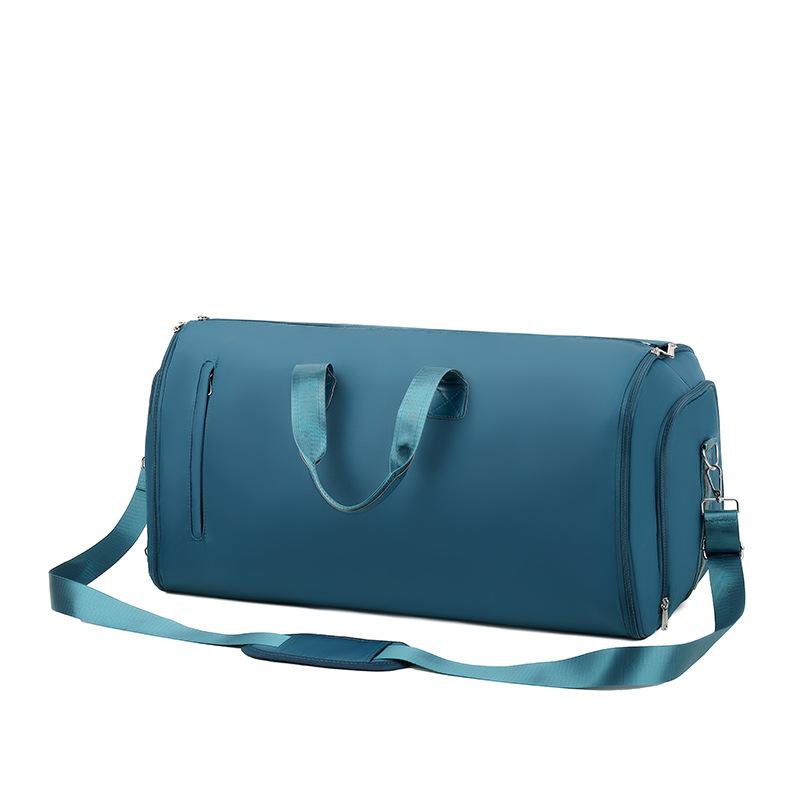 トラベルバッグ 男女兼用 ビジネス 大容量 多機能 乾湿分離 折りたたみ 手提げ ナイロン 防水 耐摩耗性 フィットネス スポーツ ボストン 出張 旅行 普段使い