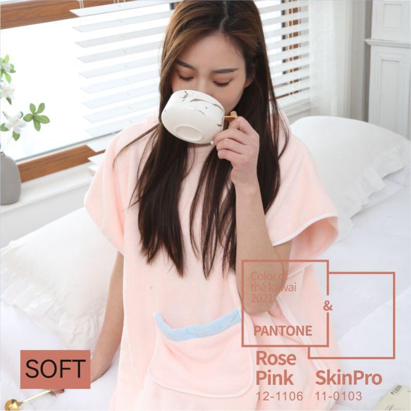 ポンチョバスローブ 親子 キッズ 大人兼用 珊瑚フリース素材 フード付き 厚手 吸水 速乾 お風呂上がり ..