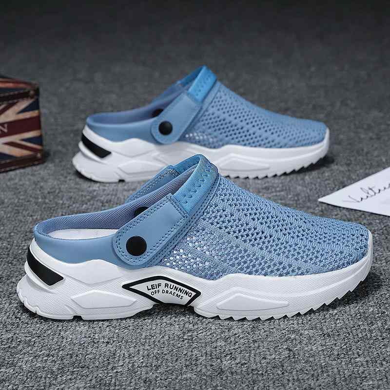 サンダル メンズ 男性用 2WAY スリッパ サボサンダル ビーチサンダル マリンシューズ 防滑 軽量 メッシ..