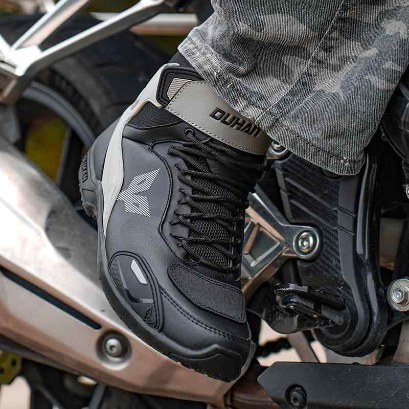 バイクブーツ メンズ 男性用 ライディングシューズ ストリート 街乗り ツーリング レーシング 公道走行..