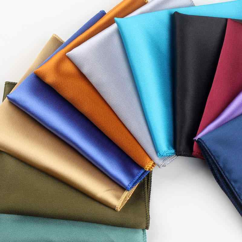 ポケットチーフ メンズ 男性用 イギリス風 韓国風 無地 単色 ポリエステル 絹風 スーツ ビジネス 結婚式 フォーマル 礼服 冠婚葬祭 ポケットスクエア おしゃれ 上品 高級感 トレンド スクエア