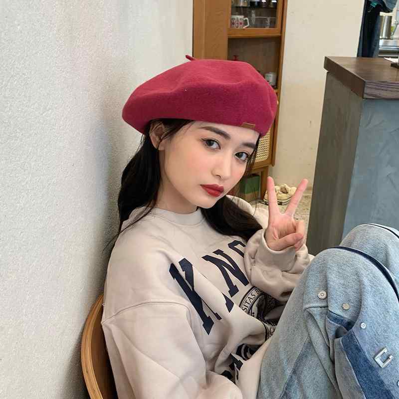 ベレー帽 レディース 韓国スタイル 秋冬 あったか 防寒 ラビットファー 上品 エレガント ふんわり 小顔効果 着回し力抜群 カジュアル お出かけ 普段使い