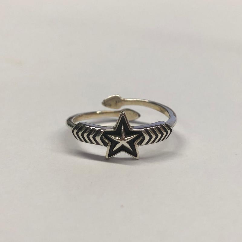リング メンズ レディース 五芒星 スター パンク ヒップホップ ストリート ボヘミアン レトロ ヴィンテ..
