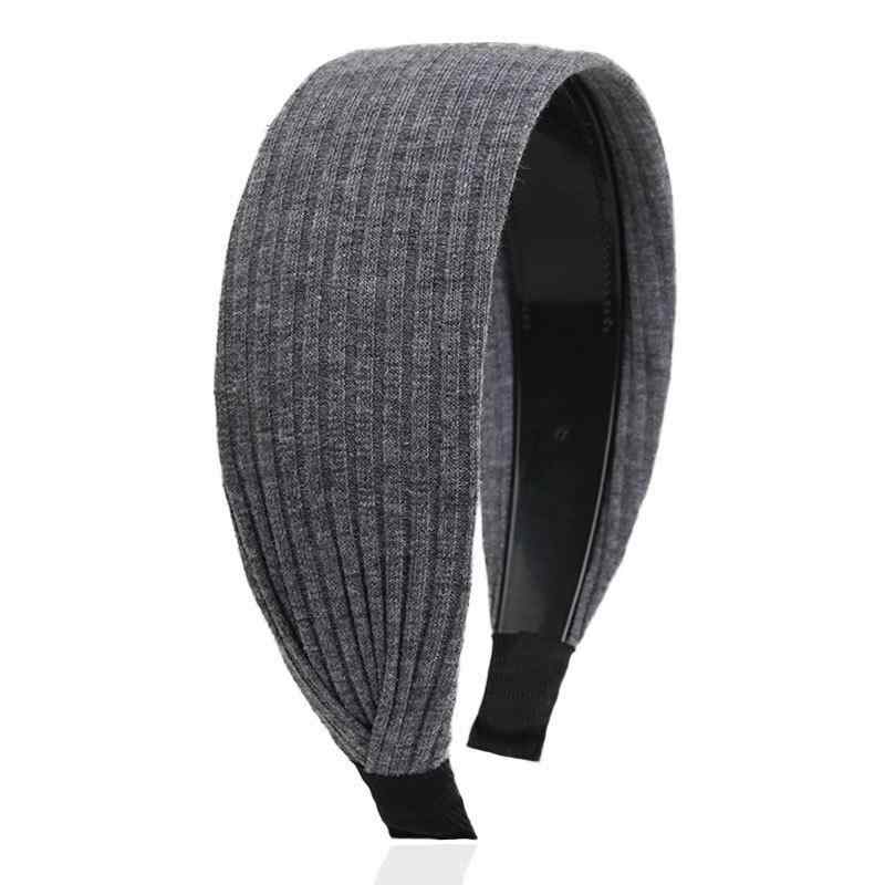 ヘアバンド カチューシャ レディース 女性用 幅広 ワイド 太め ニット 編み物 布製 レトロ ヴィンテー..