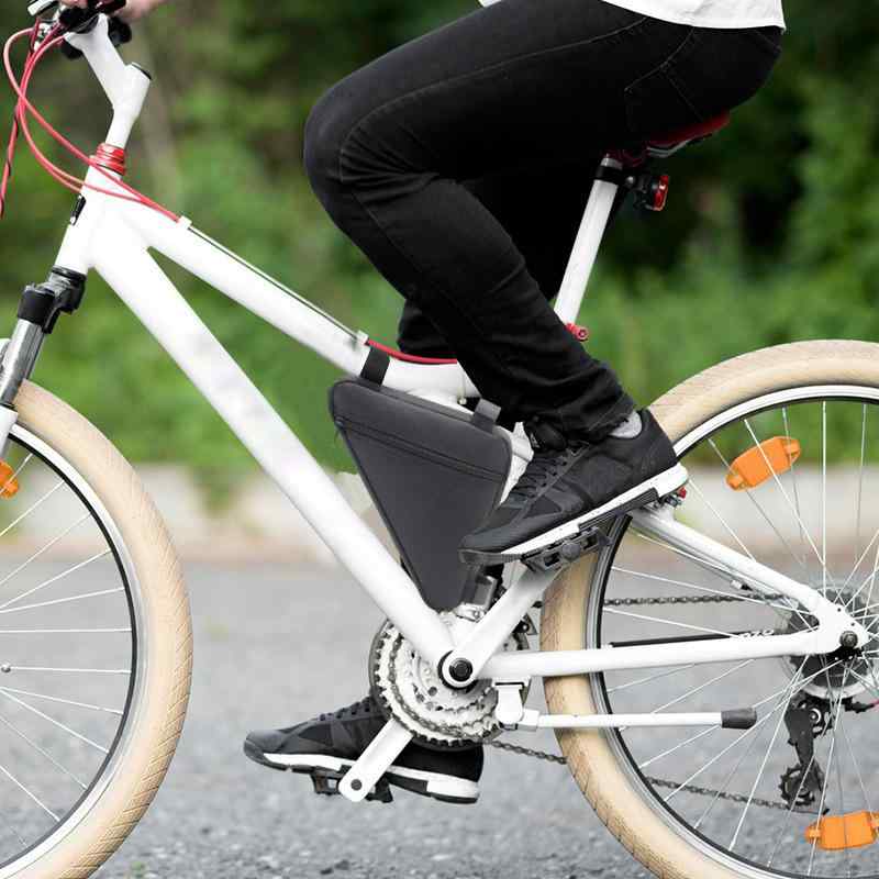 サイクルバッグ アウトドア サイクリング マウンテンバイク 大容量 大型 三角 フレームバッグ トップチ..