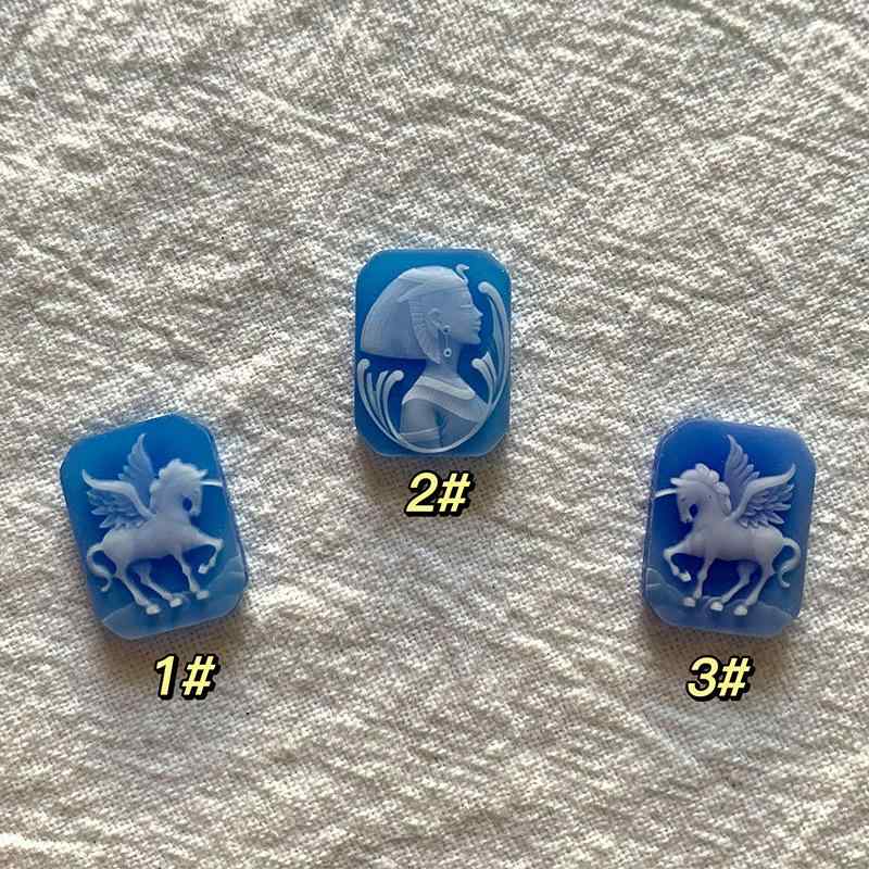 ジュエリー アクセサリー レディース 八角形 ペンダント ネックレス ブローチ ピアス イヤリング メノウ カメオ 925シルバー 約12x16mm レトロ ヴ...