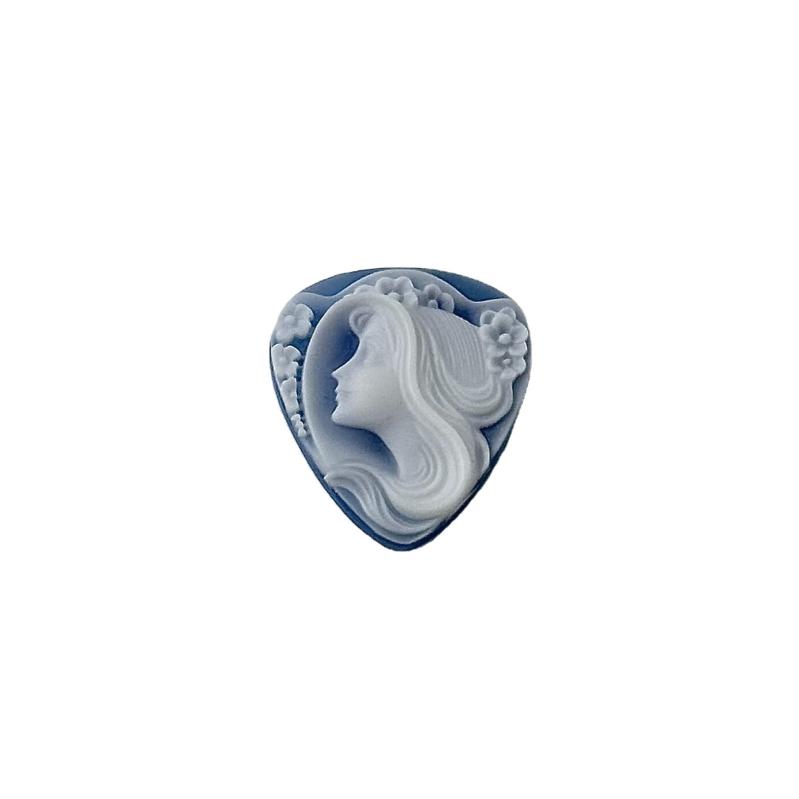 ジュエリー レディース 925シルバー 瑪瑙カメオ 肖像画 三角形 レトロ アンティーク調 高級感 ペンダント ブローチ ネックレス ブレスレット 普段使い パ...