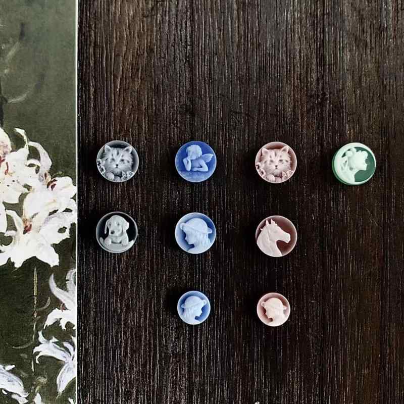 アクセサリー ジュエリー 925シルバー レトロ ヴィンテージ 浮き彫り 丸型カメオ 天然石象嵌 ピアス イヤリング 指輪 リング ブレスレット バングル ペン...