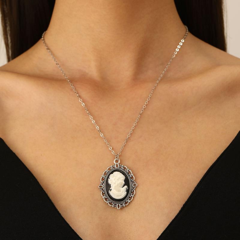 ネックレス ピアス セット レディース 女性用 レトロ ヴィンテージ 宮廷風 クラシカル アンティーク調 ..