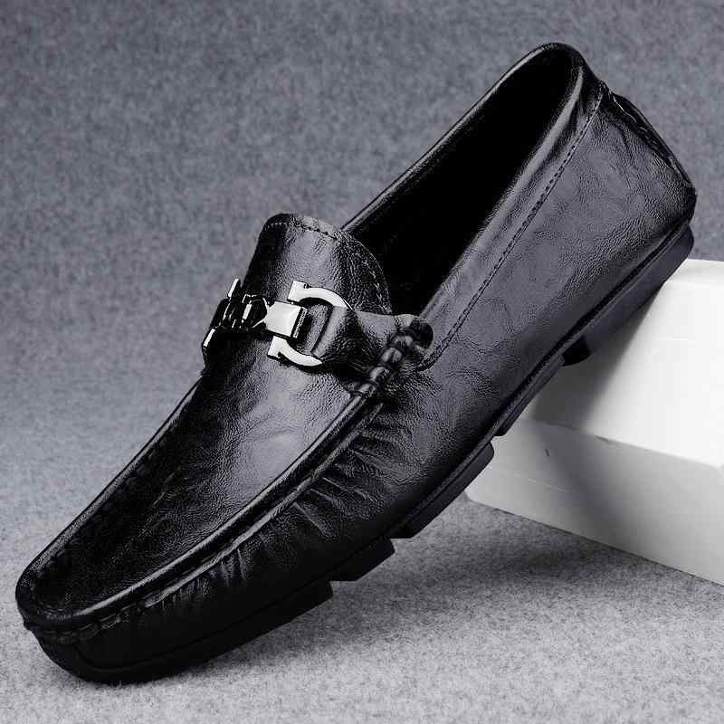 シューズ メンズ 男性用 本革 牛革二層 英国風 ビジネス カジュアル スリッポン ドライビング モカシン 通気性 軟底 スクエアトゥ ゴム底 PUインソール 靴