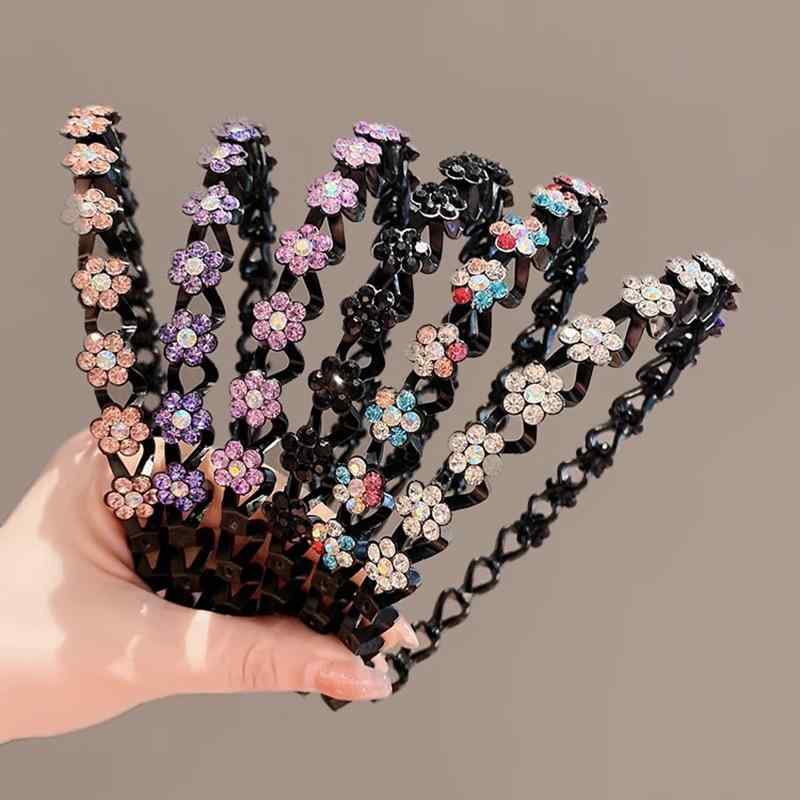 ヘアアクセサリー レディース 高級感 シンプル ラインストーン パール カチューシャ ヘアバンド 前髪ホールド 洗顔 メイクアップ時 髪留め オフィス カジュアル デイリーユース フラワーモチーフ おしゃれ