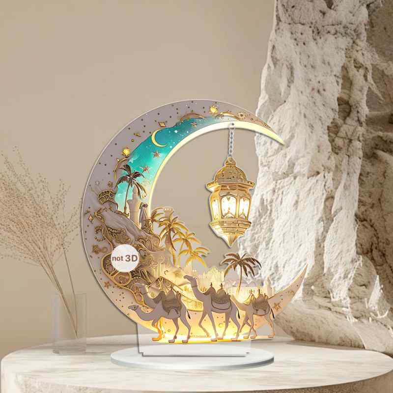 置物 アクリル ムーンキャッスル ヨーロピアンデザイン 幻想的 おしゃれ かわいい 部屋飾り クリスマス パーティー イベント インテリア デコレーション