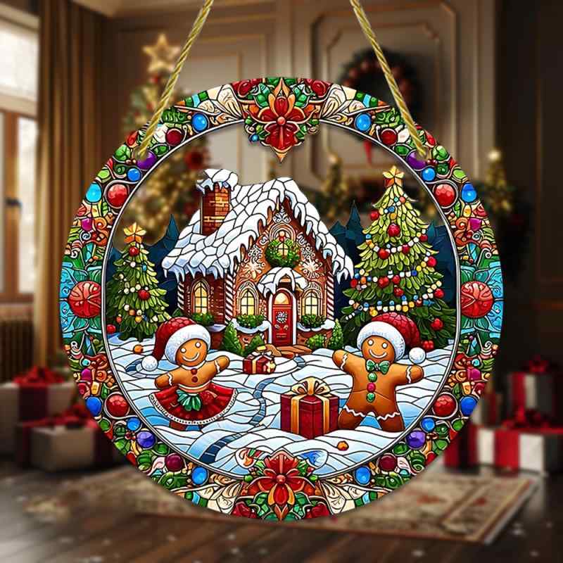 クリスマスオーナメント キッズ 子供用 クリスマスハウス ジンジャーブレッド 雪だるま クリスマスツリ..