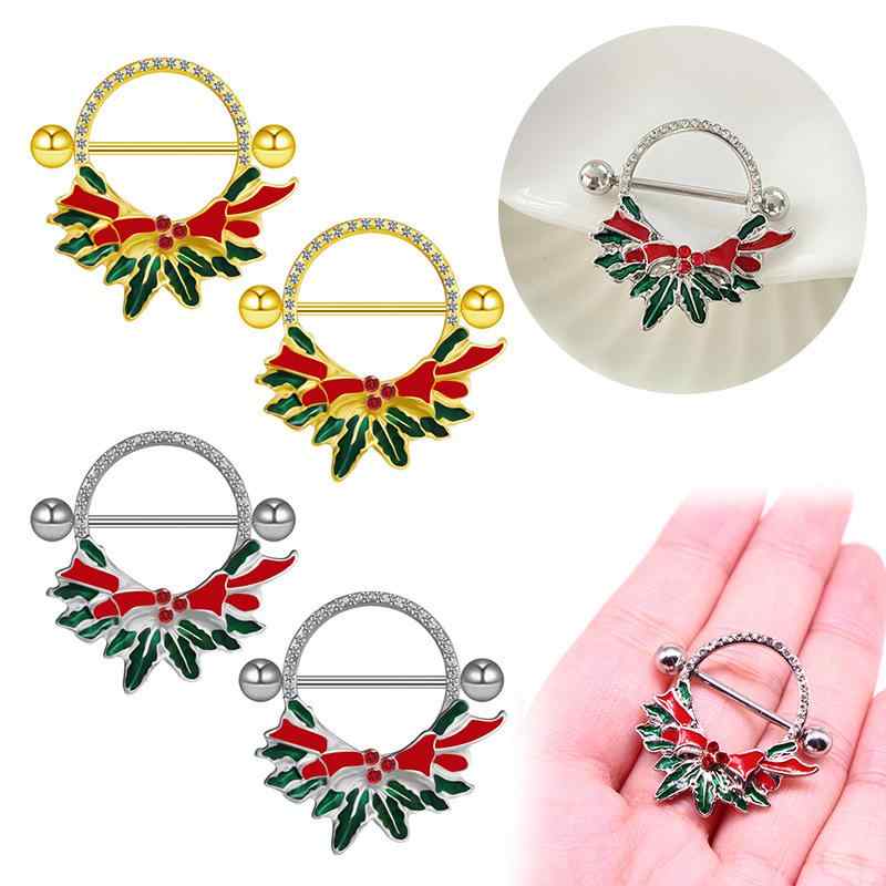 へそピアス ユニセックス 欧米風 クリスマス ラインストーン 花モチーフ 高級感 アンティーク 亜鉛合金 シルバー ゴールド 華やか 上品 キラキラ パーティー ボディピアス
