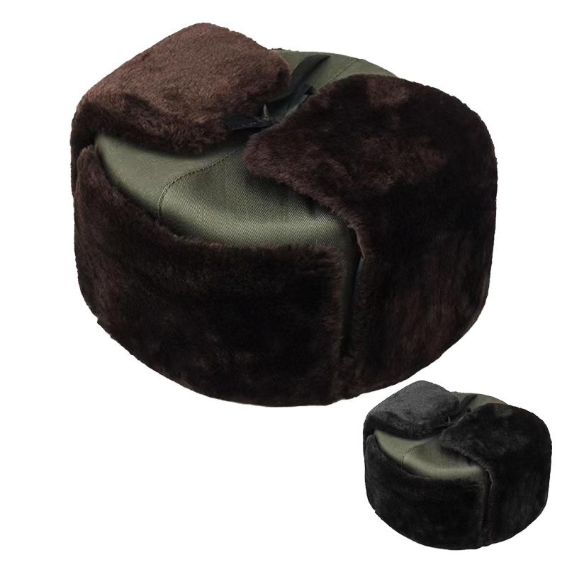 トラッパーハット 飛行帽 防寒帽 シニア メンズ 男性用 耳あて付き 防風 防雪 保温 厚手 ポリエステル 暖かい 冬キャンプ アウトドア 雪かき 極寒地対応 カジュアル