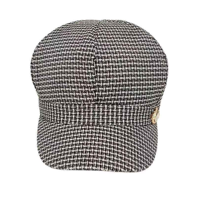 ・カテゴリ: 八角帽・柄: 千鳥格子・対応シーズン: オールシーズン・帽頂スタイル: ラウンドトップ・つばスタイル: ワイドブリム・カラー展開: 黒白チェック、ワインレッド、カーキ、パープル、ピンク・機能: 通気性、防風、遮光、防虫・主要生...