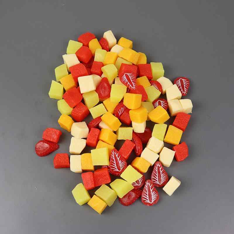 食品サンプル フェイクフルーツ フルーツ模型 いちご イチゴ スイカ マンゴー りんご メロン スライス ハーフカット DIY 撮影小道具 ディスプレイ 装飾 置物 インテリア PVC製