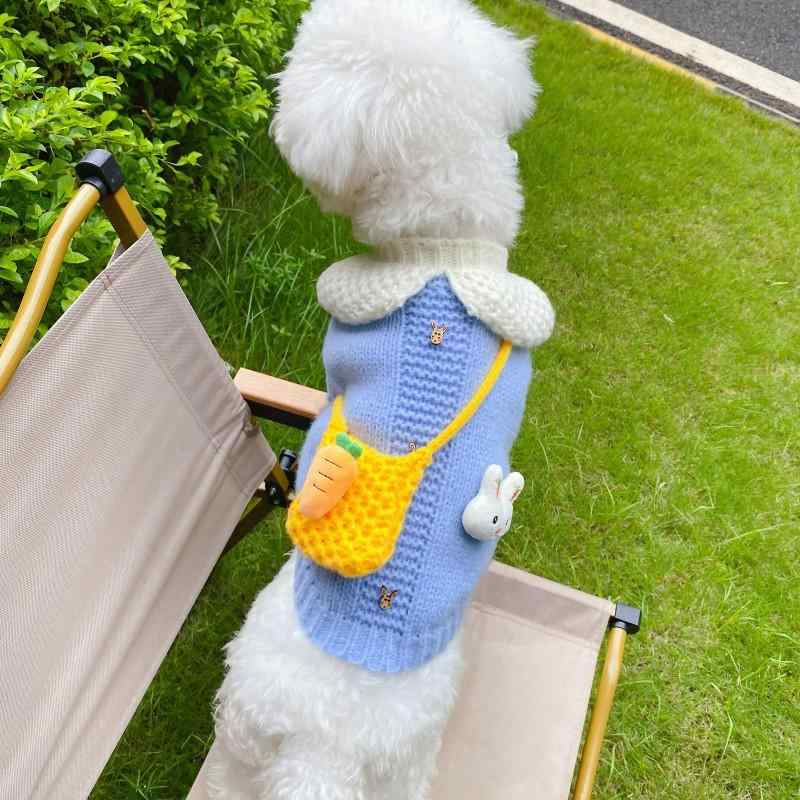 ペットニットセーター 犬猫兼用 トイプードル ビションフリーゼ プードル ポメラニアン 小型犬 猫 秋冬..