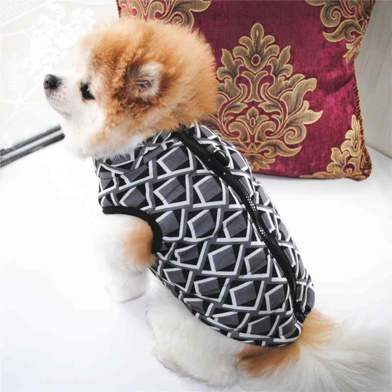 犬服 クリスマス ベスト 中綿コート 秋冬 小型犬 中型犬 ドッグウェア 暖かい 防寒 リードフック付き ..