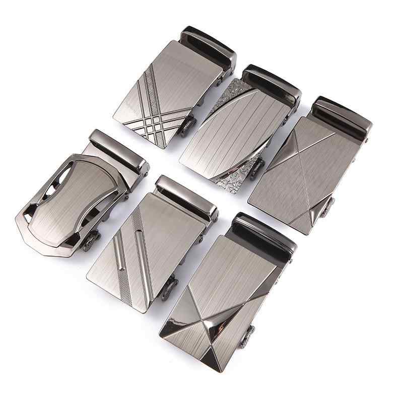 ベルトバックル メンズ 男性用 亜鉛合金製 自動ロック式 オートロック アルファベット文字 長方形 シンプル デザイン ビジネス カジュアル 普段使い