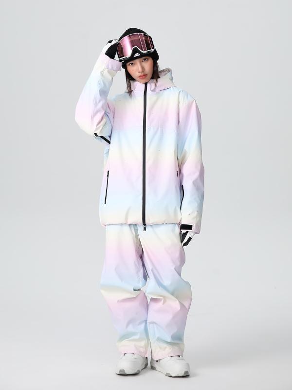 スキーウェア レディース スノーボードウェア 上下セット 厚手 中綿入り 防水 防風 防寒 保温 透湿 耐..