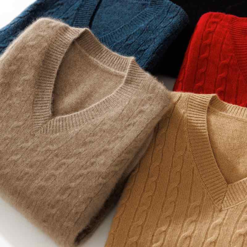 ベスト メンズ Vネック ニットベスト ジレ ウール ゆったり ルーズフィット ビジネス フォーマル カジュアル 通勤 ノースリーブ シングルブレスト 無地 アイロン不要 万能 ブラック キャメル スモーキーブルー 秋