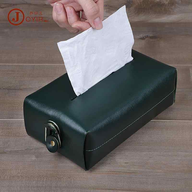 楽天Grams楽天市場店ティッシュケース 本革 レザー テレビ型 卓上 デスク リビング オフィス 家庭 収納ボックス 収納ケース 整理整頓 クリエイティブ シンプル モダン レトロ アンティーク 多機能 マルチユース 高級感 おしゃれ かわいい 黒 茶系 緑