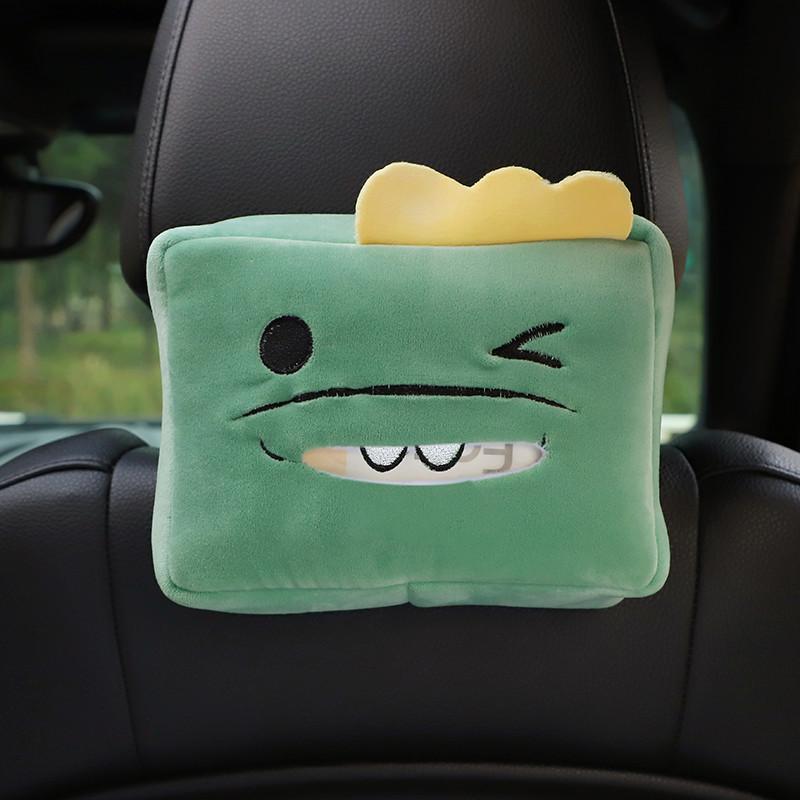 ティッシュケース 車載 自動車 ティッシュボックス カバー かわいい クリエイティブ シートバック サン..