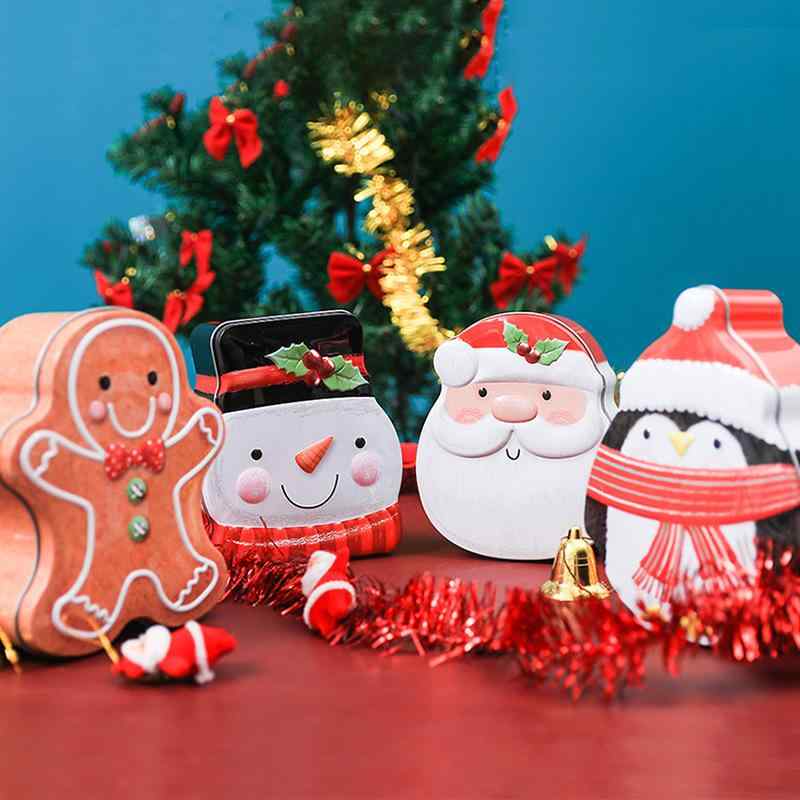 ギフトボックス クリスマス 飾り おしゃれ かわいい ブリキ製 クッキー ビスケット プレゼント ラッピ..
