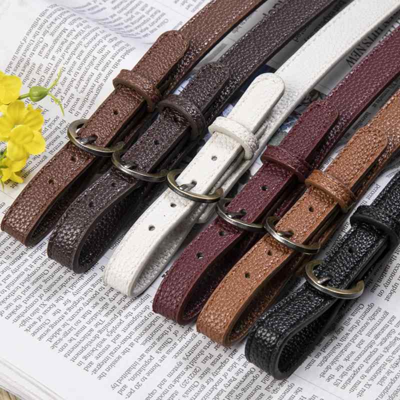 バッグストラップ ショルダーストラップ 持ち手 PUレザー 合成皮革 ライチ柄型押し 調節可能 取り外し..