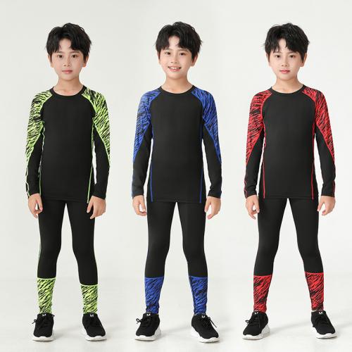 コンプレッションウェア 子供用 秋冬 トレーニングウェア キッズ スポーツ インナー アンダーウェア ランニング バスケットボール サッカー タイツ 速乾 男の子 フィットネス 黒 緑 赤