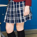 プリーツスカート チェック キッズ 子供服 女の子 学生 制服 カレッジ ファッション ショート丈 膝上 おしゃれ 大きいサイズ 紺 白