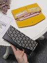 財布 黄色 レディース 韓国 ファッション レザーバッグ ロング 薄型 長財布 ギフト プレゼント イエロー ブラウン グリーン