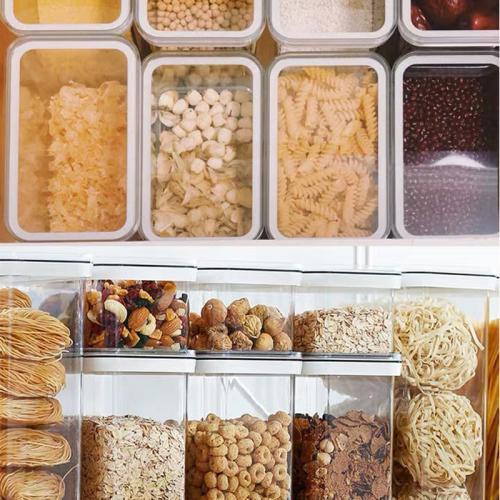 パスタケース 乾麺 食品 保存 収納 ボックス 大容量 密閉 透明 冷蔵庫 キッチン