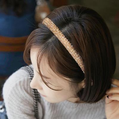 ラインストーン（カチューシャ） カチューシャ 大人 レディース ヘアアクセサリー ヘアバンド ラインストーン キラキラ かわいい おしゃれ ホワイト ブラック ピンク