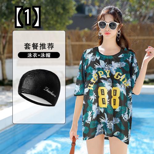 水着 レディース ビーチ 海水浴 プール 水泳 スイムスーツ アウトドア 海辺 サマービーチ 女性 夏 スリー ピース 2021 痩身 腹 カバー