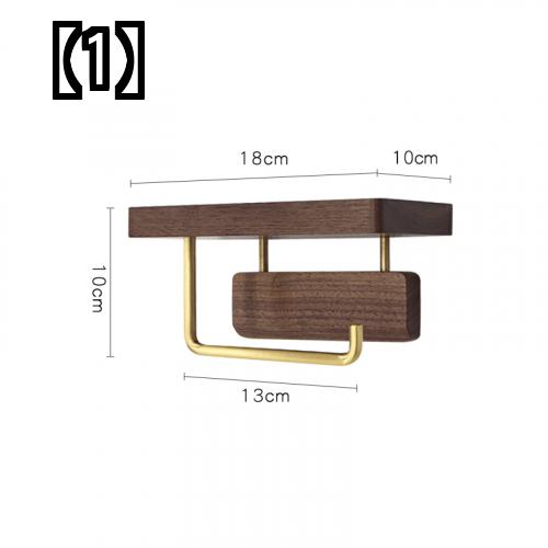 トイレットペーパー ホルダー バス ルーム 無垢材 中国 北欧 トイレット ラック