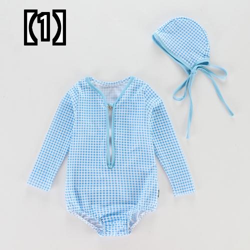 水着 体型カバー 女の子 ワンピース 長袖 日焼け止め 速乾韓国