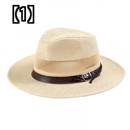 帽子 メンズ ハット カジュアル ファッション 日除け帽 麦わら 釣り 日よけ 夏 屋外 通気性 UV