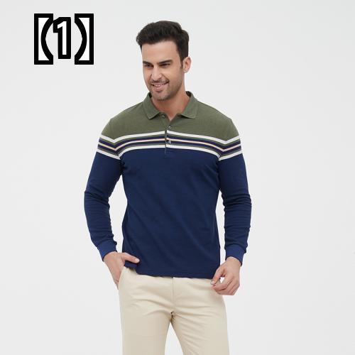 ゴルフ ポロシャツ メンズ 長袖 カジュアル スポーツウェア