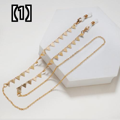 メガネ チェーン 眼鏡 マスク アクセサリー ストラップ スター パール チェーン ハンギング ネック ストラップ メガネ 子供