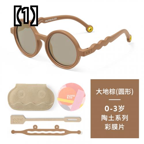 サングラス 子供用 キッズファッション かわいい ビーチ レジャー UV プロテクション 偏光 メガネ ベビー 大人 クール