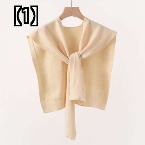 ショール レディース ファッション 肩掛け 羽織り シック おしゃれ 快適 春 秋 ニット ハイエンド 薄い シャツ ショルダー スカート ベスト スカーフ