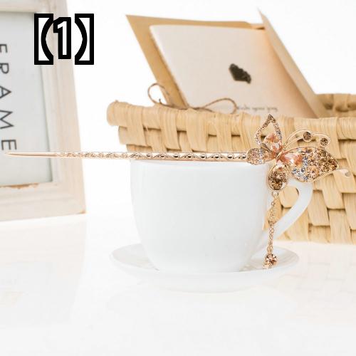 かんざし ヘア アクセサリー おしゃれ 頭飾り アンティーク ヘアピン プレート タッセル 古代 衣装 クラシック ドレス