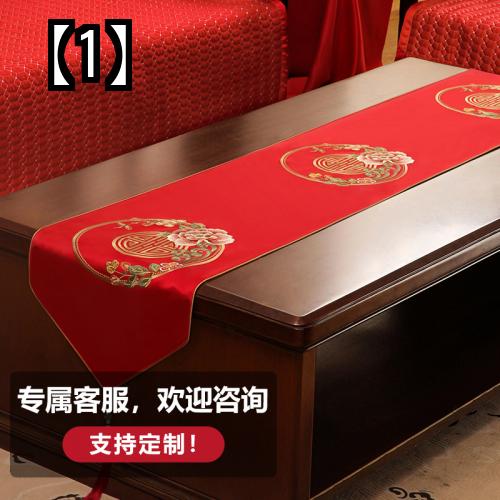 テーブルランナー テーブル クロス カバー おしゃれ 装飾 インテリア ロング マット コーヒー クッション ティー セット フラグ 赤い 結婚式 お祝い 中国 布