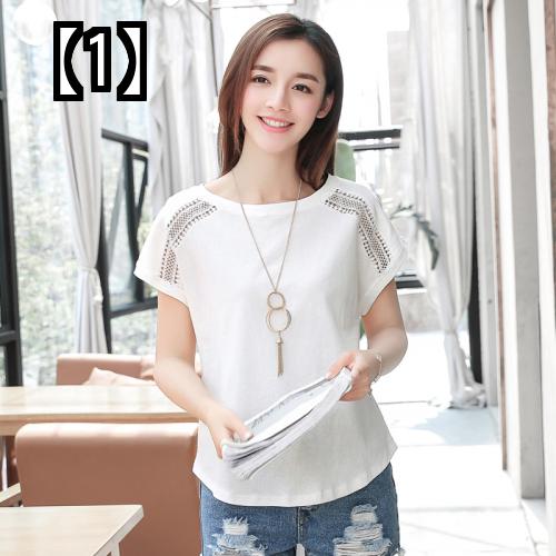 半袖 シャツ シニア 快適 通気性 レディース ファッション シャツ お母さん 綿 シャツ 婦人服 中高年 プラス サイズ 夏服 シンプル ゆったりのサムネイル