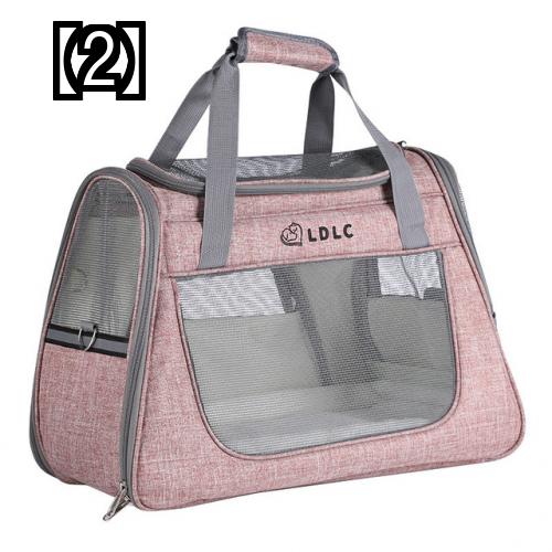 【キャリーバ】 ペットバッグ バックパック ペット用品 キャリーバック 犬用 大型 猫用 ポータブル キャット メッセンジャー 通気性 ショルダー 折りたたみ式 ドッグ キャット バッグ:Grams店 ペット