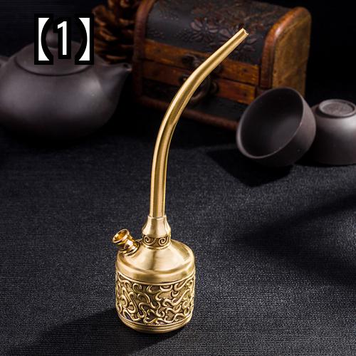 キセル 煙管 パイプ フィルター シガレット 喫煙具 タバコ ツール ポータブル 真鍮 ホルダー セット