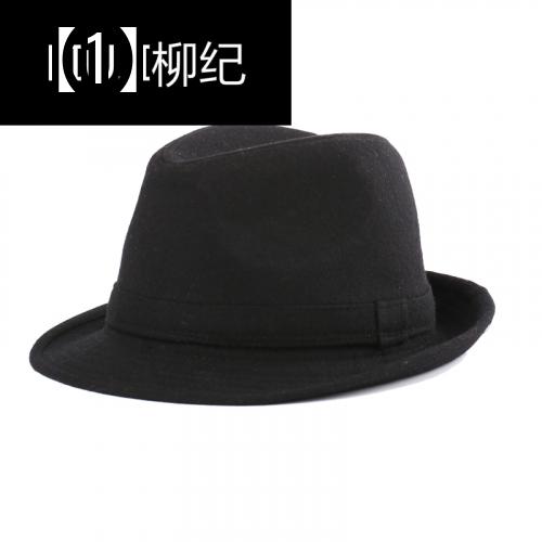 帽子 カジュアル ハット メンズ 秋冬 紳士 ファッション 暖かい ウール シニア ジャズ ブラック グレー